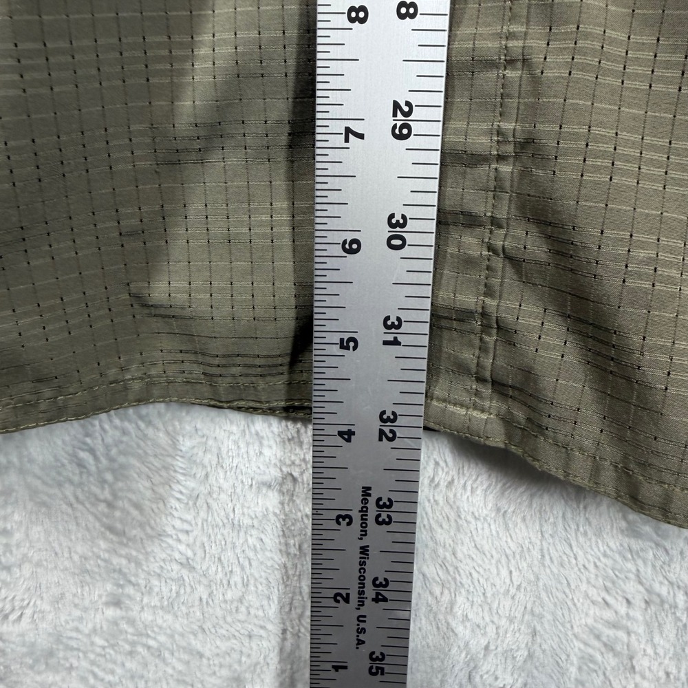 5.11 Tactical Mens 2XL Olive Green Grid Ripstop Short Sleeve Button Down Shirt - Picture 3 of 13